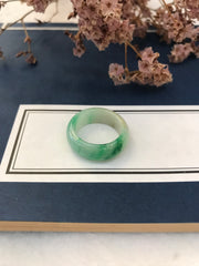 Green Jade Hololith Ring (RI351)