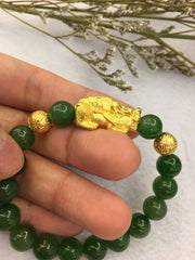 Pure Gold Pixiu & Fish Bracelet (BR135)