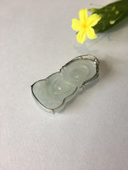 Icy White Jade Pendant - Buddha (PE023)