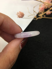 Lavender Jade Pendant - Safety Coin (PE038)
