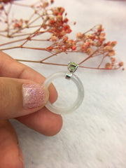 Natural Chrysoberyl With Icy Jade Ring