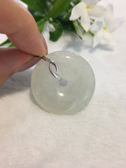 Icy Jade Pendant - Safety Coin (PE136)