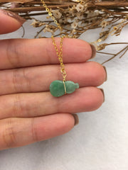 Green Jade Hulu Necklace (NE006)