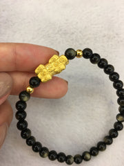 24k Pure Gold Pixiu Bracelet (BR222)