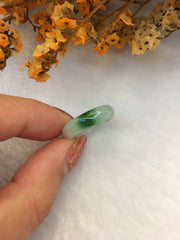 Green Jade Hololith Ring (RI271)