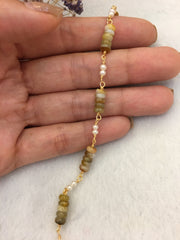 Yellow Jade Bracelet (BR218)