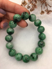 Green Jade Beads Bracelet (BR257)