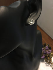 Glassy Variety Jade Earrings - Cabochon (EA021)