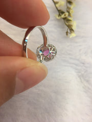 Natural Pink Sapphire Ring (Unheated) (GE033)