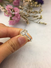 Natural White Sapphire Ring (Unheated) (GE041)