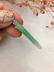 Icy Green Jade Pendant - Gourd (PE083)