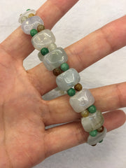Multi-colours Jade Bracelet (BR033)