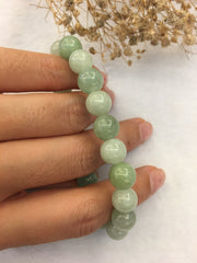 Light Green Jade Bracelet - Beads (BR065)