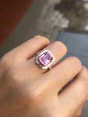 Natural Pink Spinel Ring (GE046)