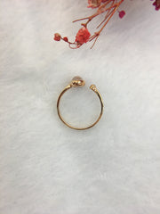Glassy Variety Jade Ring - Cabochon (RI106)