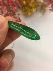 Green Jade Pendant - Gourd (PE035)