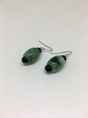 Green Barrel Earrings (EA244)