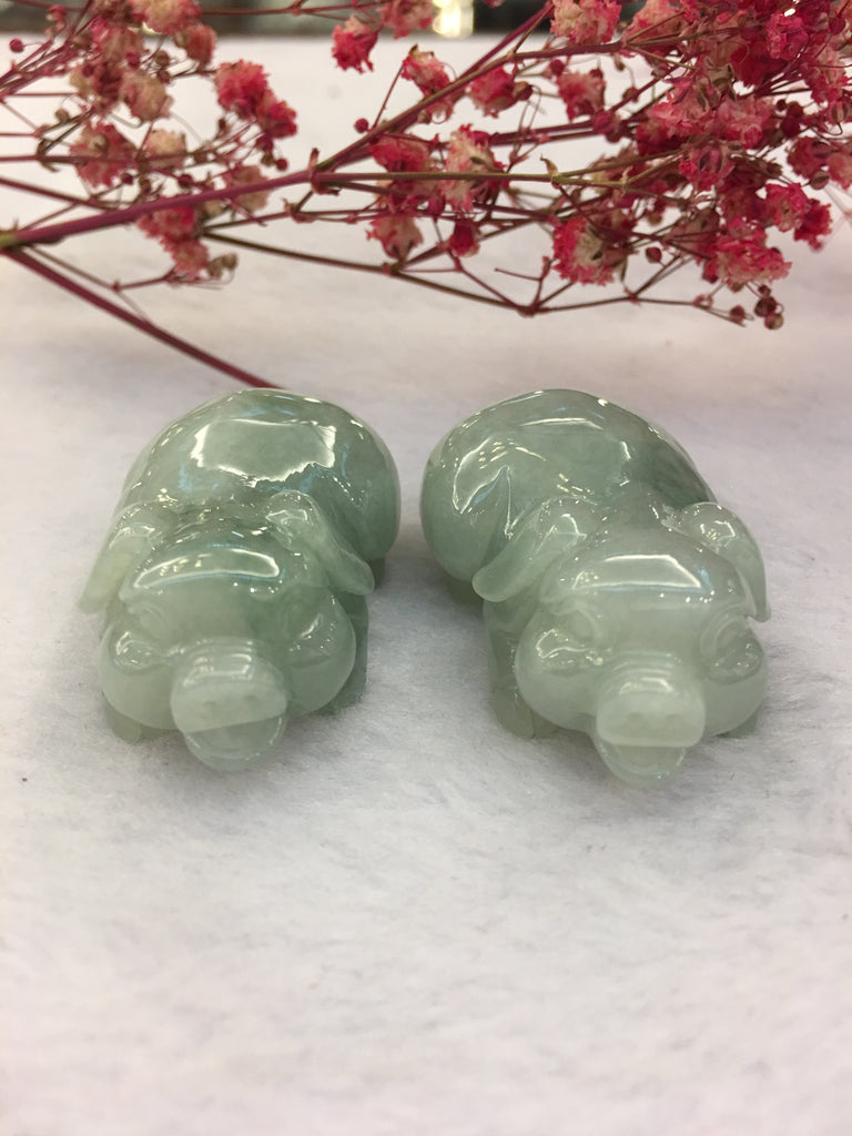 Icy Green Jade Displays - Pigs (DI006)