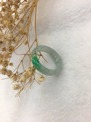 Green Jade Hololith Ring (RI280)