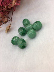 Green Jade Barrels (PE393)(Left 1 pieces!)