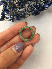 Green Jade Hololith Ring (RI315)