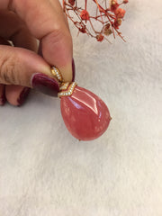 Rhodochrosite Pendant - Pear Shape (GE117)
