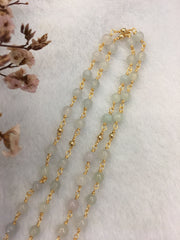 Icy Jade Beads Necklace (NE071)