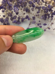 Green Jade Pendant - Gourd (PE171)