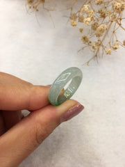 Green Jade Hololith Ring (RI280)