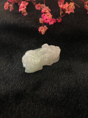 Icy Green Jade Pendant - Pixiu (PE420)