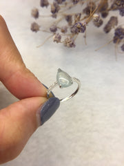 Icy Jade Ring - Pear Shaped (RI238)