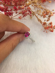 Natural Pink Sapphire Ring (Unheated) (GE050)