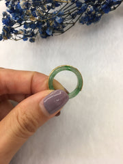 Green Jade Hololith Ring (RI315)