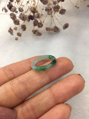 Green Jade Hololith Ring (RI281)