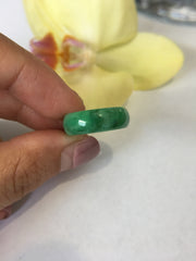 Green Jade Hololith Ring (RI074)