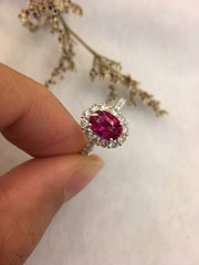 Natural Ruby Ring (Unheated) (GE030)