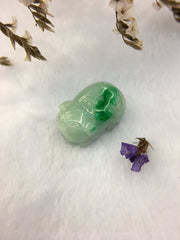Green Jade Pendant - Pig (PE301)