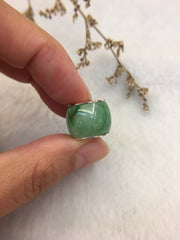 Green Jade Barrel Pendant (PE324)