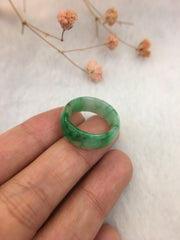 Green Jade Hololith Ring (RI245)