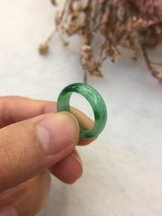 Green Jade Hololith Ring (RI065)