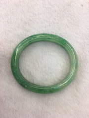 Icy Green Bangle - Oval (BA093)