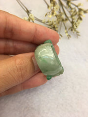 Green Pixiu Jade Ring (RI147)
