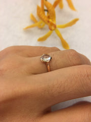 Glassy Variety Jade Ring - Cabochon (RI023)