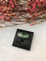 Icy Green Jade Hololith Ring (RI334)
