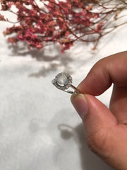 Glassy Variety Jade Ring - Cabochon (RI344)