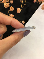 Lavender Jade Pendant - Ruyi (PE387)