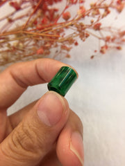 Dark Green Jade Barrel (PE283)
