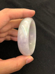 Green With Lavender Bangle - Oval (BA064)