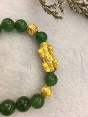 Pure Gold Pixiu & Fish Bracelet (BR135)