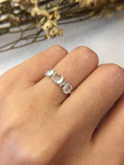Icy Jade Cabochons Ring (RI252)